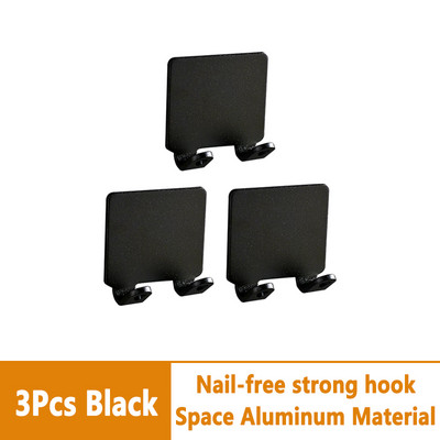 5 бр. Държач за бръснач без перфорация Мъжка стойка за съхранение на самобръсначка Стенни метални куки Стойка за бръснач Стойка Аксесоар за органайзер за баня