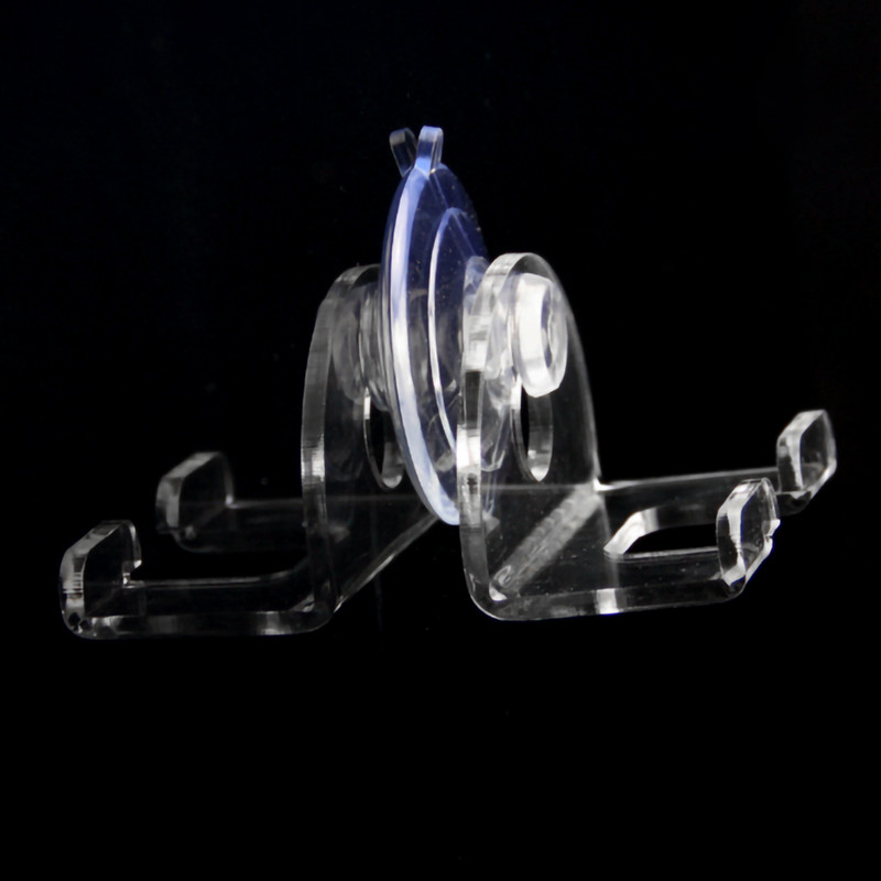 2бр. Държач за самобръсначка Стенен смукател за тоалетна Кука за вендуза Бръснач Пластмасов прозрачен държач за самобръсначка Без пробиване