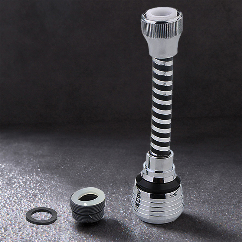 Регулируем кран Барботер Кран Воден филтър Дюза 360 Гъвкав кран Аератор Дифузер Универсален Saver Адаптер Кухненски аксесоари