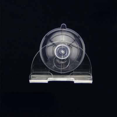 2 бр. Държач за самобръсначка Вендуза Кука Диск Поставка за бръснач за баня Водоустойчив Подвижна прозрачна вендуза Без пробиване