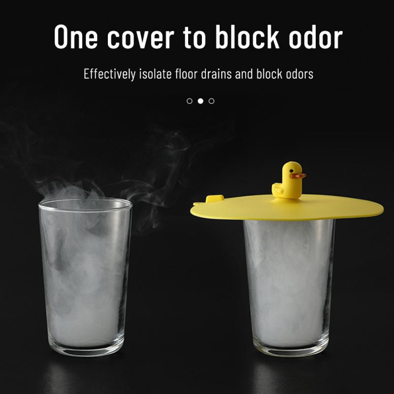 Запушалка за коса за мивка Силиконов подов канал Кухня Баня Дом против миризми на насекоми Капак за канализация Устойчив на течове Капак за дренаж