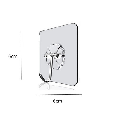 3 vnt Skustuvo laikiklio laikymo kabliukas permatomas PVC medžiaga vandeniui atsparus laikymo kabliukas virtuvės vonios kambario tvarkyklės priedas