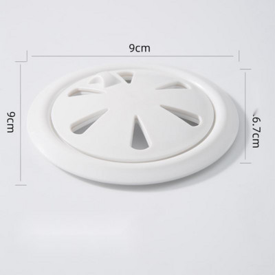 Scurgere de podea din plastic ABS rotund Filtru anti-blocare Plasă de baie Comutator rotativ anti-păr Canalizare Seturi de gadgeturi de bucătărie Accesorii