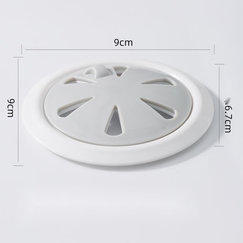Кръгъл ABS пластмаса Подов дренаж Антиблокиращ филтър Мрежа Баня против косми Въртящ се превключвател Канализация Кухненски комплекти джаджи Аксесоари