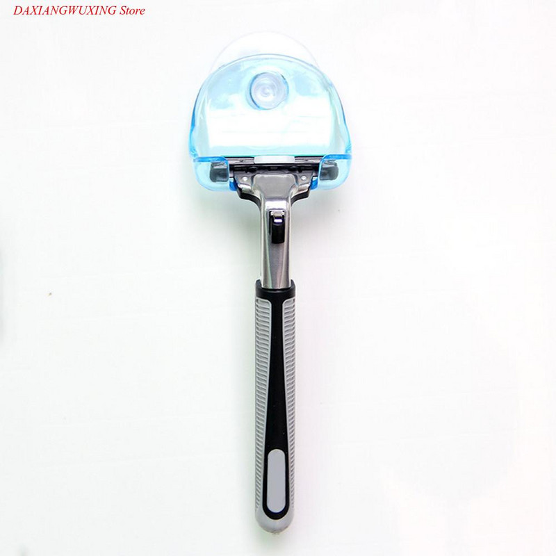 Нова самобръсначка Държач за четки за зъби Тоалетна Кука за стенни смукатели Самобръсначка Поставка за бръснене Баня Кука за бръснач Вискоза