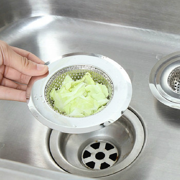 Филтър за мивка от неръждаема стомана Цедка за кухненска мивка Филтър за улавяне на косми Филтър за баня Душ Капак за оттичане на пода Цедка за оттичане