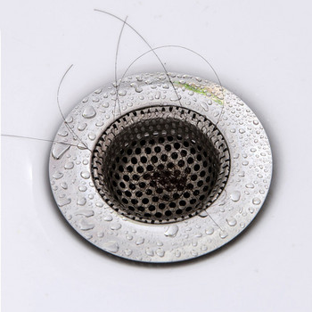 Филтър за мивка от неръждаема стомана Цедка за кухненска мивка Филтър за улавяне на косми Филтър за баня Душ Капак за оттичане на пода Цедка за оттичане