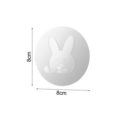 Прозрачен PVC материал Водоустойчив държач за бръснач Стенен перфоратор Безплатна мъжка самобръсначка Кука за съхранение Кухненски органайзер за баня Аксесоари