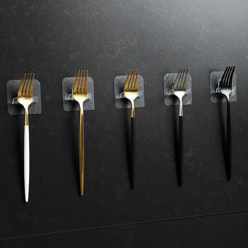 Прозрачен PVC материал Водоустойчив държач за бръснач Стенен перфоратор Безплатна мъжка самобръсначка Кука за съхранение Кухненски органайзер за баня Аксесоари