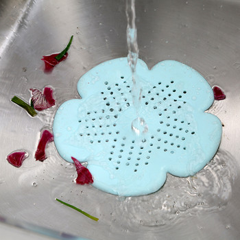 1 τεμ. λουλουδιών Αποχέτευση αποχέτευσης φίλτρο νιπτήρα μπάνιου Αντιμπλοκάρισμα δαπέδου αποστράγγισης μαλλιών Catcher Αξεσουάρ κουζίνας μπάνιου