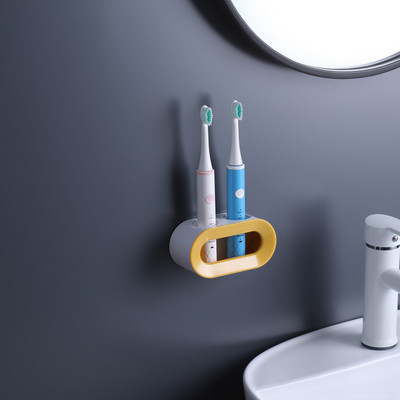 Elektrinis dantų šepetėlio laikiklis, skirtas vonios kambario sieniniam laikikliui Lipnus stovas, laikymo stovas Vonios kambario priedų rinkinys