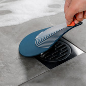 Запушалка за вана Силиконов подов дренаж Подложка против миризма Дезодориращо покритие против миризми Запушалка за вана Силиконова дренажна тапа Запушалка за коса VC