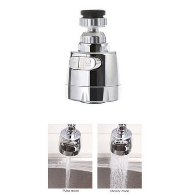 Удължител за кухненски кран 2/3 режима Удължителни тръби за кран Гъвкав въртящ се многофункционален удължителен кран Универсален аератор