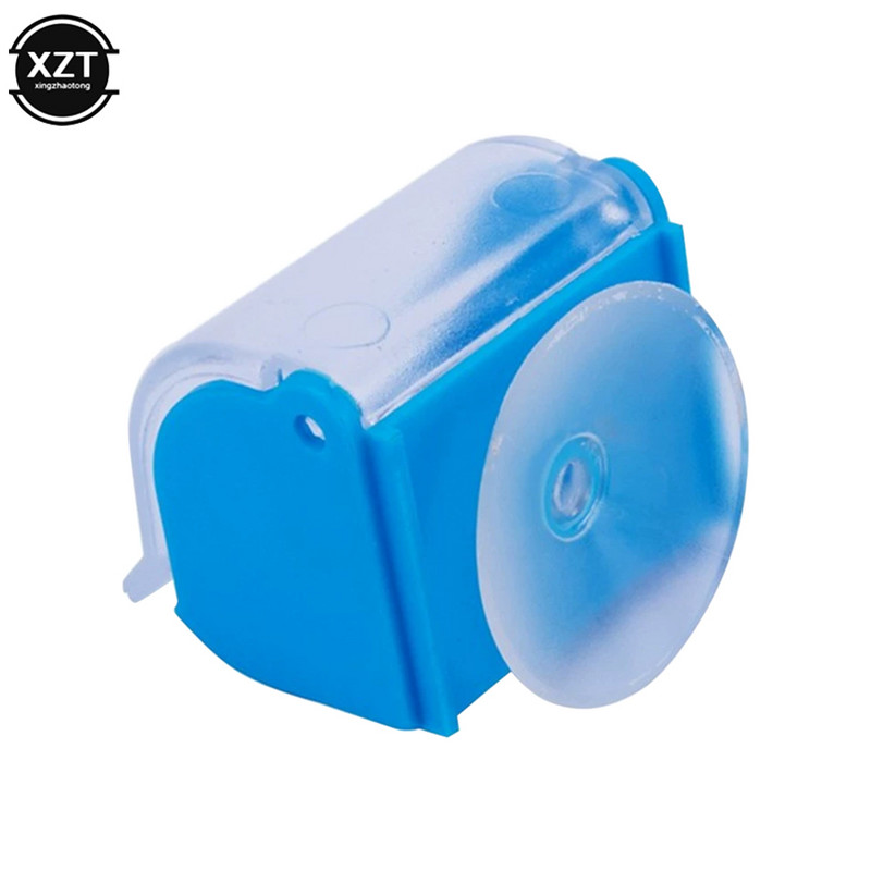 Мъжка самобръсначка Четка за бръснач Държач за острие Съхранение Баня Смукател за стена Вендуза Кука Стойка Закачалка Поставка Рафт Аксесоар за прах Пластмаса