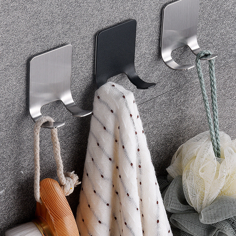 Стойка за мъжка самобръсначка от неръждаема стомана 304 Държач за бръснач Самозалепваща се кука за старомодна ръчна самобръсначка без пробиване