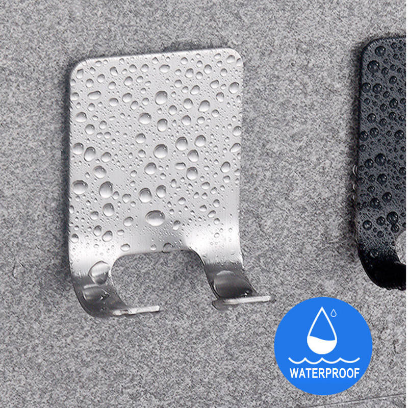 Стойка за мъжка самобръсначка от неръждаема стомана 304 Държач за бръснач Самозалепваща се кука за старомодна ръчна самобръсначка без пробиване