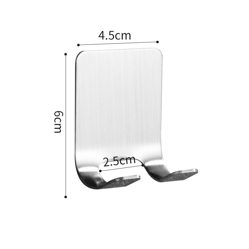 Стойка за мъжка самобръсначка от неръждаема стомана 304 Държач за бръснач Самозалепваща се кука за старомодна ръчна самобръсначка без пробиване