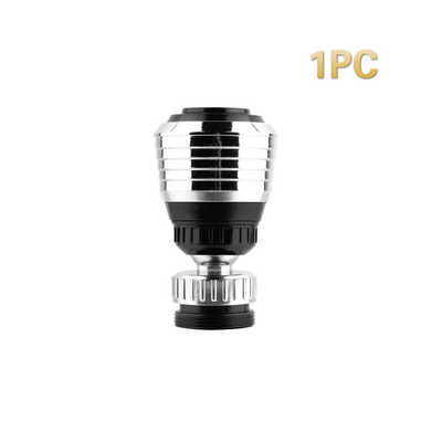 Универсален удължител на въртене на 1080° Кран Аератор Пластмасов филтър за пръски Кухненски кранове за мивка Барботираща дюза Роботизирана ръка