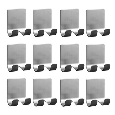 2/4/8/12бр. Държач за бръснач от неръждаема стомана Мъжка самобръсначка Стойка за бръснач Рафт Поставка за бръснене Самобръсначка Кука за баня Организатор