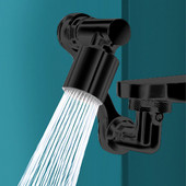 Универсален въртящ се на 1080 градуса удължител за кран Въртящ се Гъвкав кран за кухненска мивка Аератор Пръскащ филтър Въртяща се роботизирана ръка