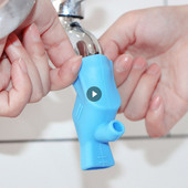 Накрайник за мивка за баня Удължител за кран Гумен еластичен удължител за кран за вода Аксесоари за кухненски кран за деца Детско измиване на ръцете