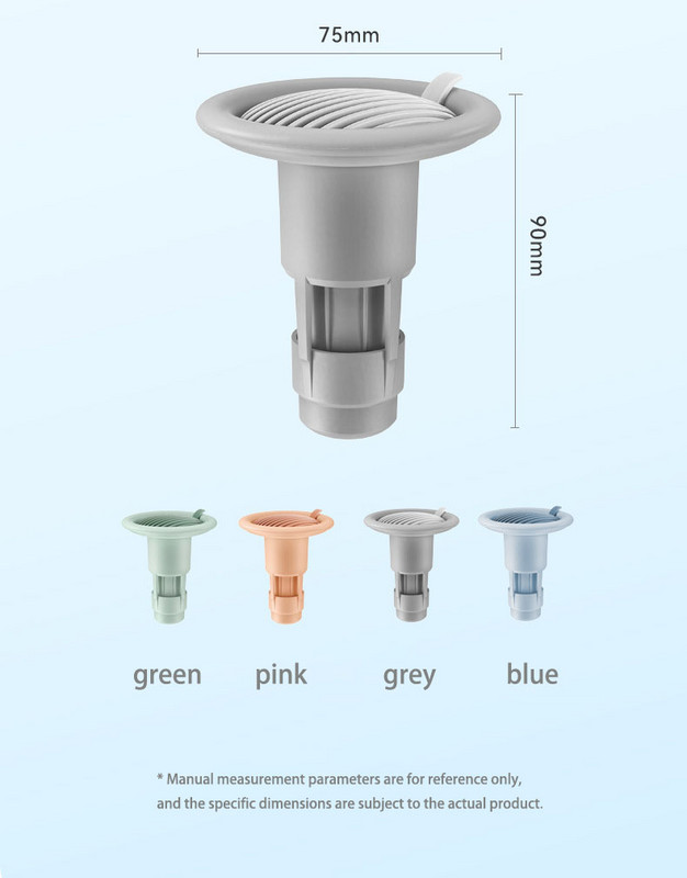 Душ за баня Подова цедка Подов канал Сърцевина на дренаж Предотвратяване на обратния поток Уловител за косми Филтър за коси Мивка Кухня Тапа за дезодорант