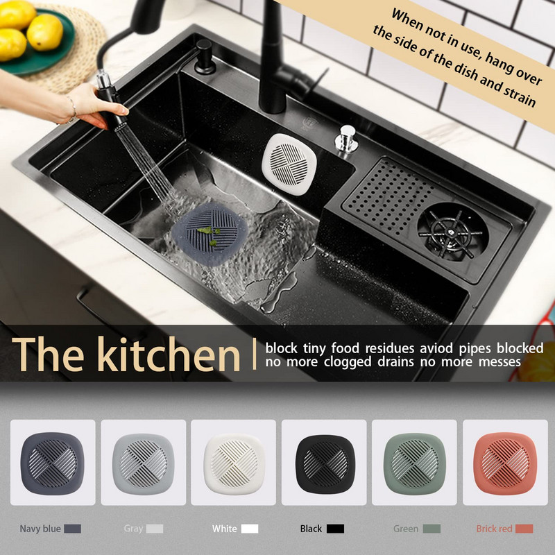 Подов канал Преграда Дезодориране на канализация Предотвратяване на запушване Силиконов практичен протектор за бариера Кухненски санитарни принадлежности