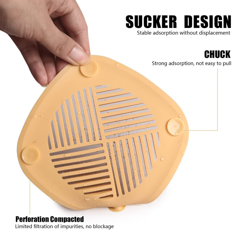 Подов канал Преграда Дезодориране на канализация Предотвратяване на запушване Силиконов практичен протектор за бариера Кухненски санитарни принадлежности