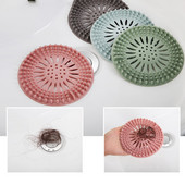 4бр. Филтър за мивка Канализационен филтър Цедка за подов канал Висококачествена запушалка за коса Уловител за баня Капак за душ Кухня Баня против запушване