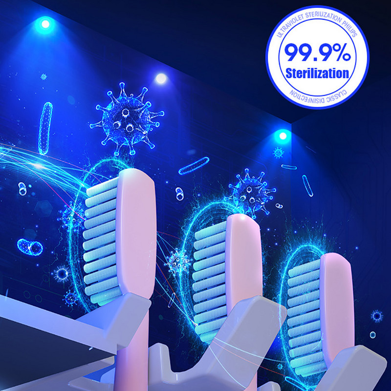 Държач за UV четка за зъби Слънчева енергия Четка за зъби Стерилизатор Автоматичен дозатор за паста за зъби Изстисквачки Домакински аксесоари за баня