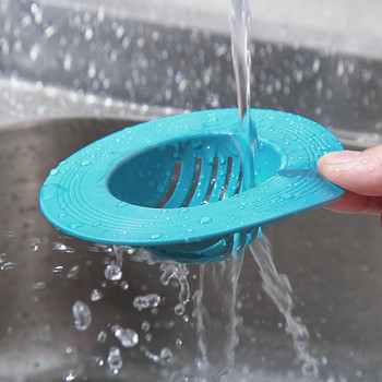 1PCS Силиконов TPR цедка за мивка Кухненски аксесоари за баня за оттичане на душ мивка Капак за канализационни канали Филтър за коса Филтър за мивка