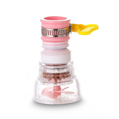 Нов преносим 1PC 360 въртене на кухненска мивка Удължител на кран Чучури Пръскачки Кран за душ Пречиствател на вода Дюза Водоспестяващ филтър