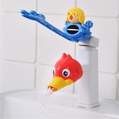 Удължител за кран Карикатура за деца Ръчно миене в баня Аксесоари за мивка Водопровод Устойчив на пръски Удобен за пране на бебета