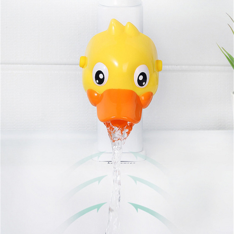 Удължител за кран Карикатура за деца Ръчно миене в баня Аксесоари за мивка Водопровод Устойчив на пръски Удобен за пране на бебета
