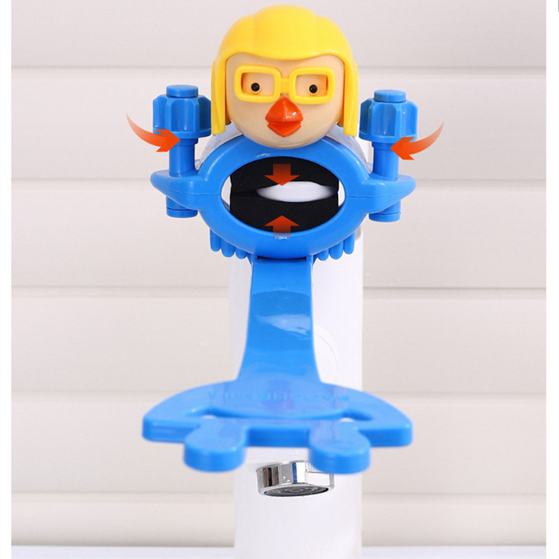 Удължител за кран Карикатура за деца Ръчно миене в баня Аксесоари за мивка Водопровод Устойчив на пръски Удобен за пране на бебета