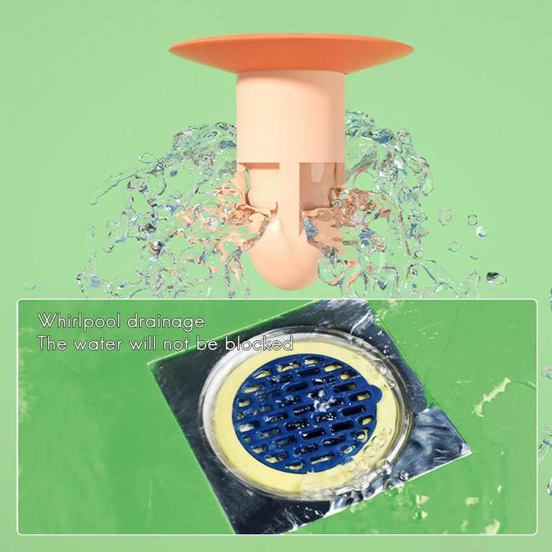 Вана Душ Подова цедка Дезодорант Подов канал Сърцевина на дренаж Предотвратяване на обратен поток Уловител за косми за баня Кухня Инструменти против неприятна миризма