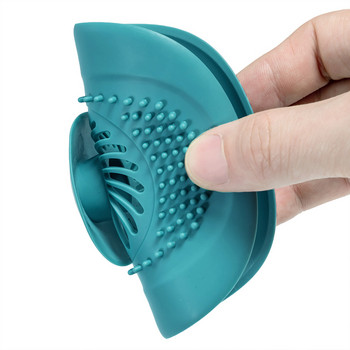 Silicone Drain Hair Catcher Ανθεκτικό ακανόνιστο πώμα μπάνιου Καλύμματα αποχέτευσης ντους Φίλτρο φίλτρο νιπτήρα για μπανιέρα μπάνιου Κουζίνα