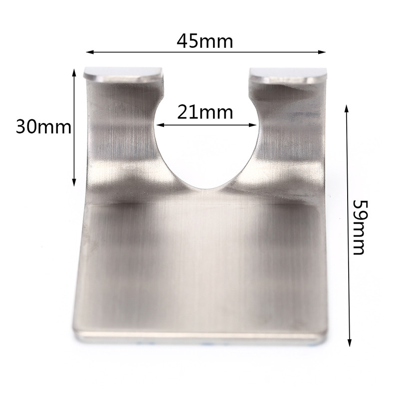 1 бр. Държач за бръснач от неръждаема стомана 304 Мъжки рафт за самобръсначки за бръснене Поставка за бръсначи Кука за бръсначи от вискоза