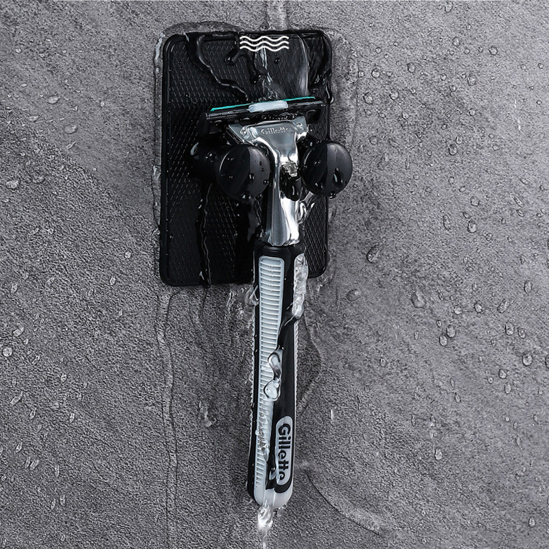 Ръчна стойка за съхранение на самобръсначки Държач за бръснач Кука за бръснач за баня ABS закачалка Поставка за стена за баня Щепсел Съхранение на четка