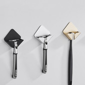 Държач за самобръсначка за бръснене без удар Мъжка самобръсначка Кука за съхранение Стенен рафт Баня Поставка за бръснач Кухненски щепсел Държач за контакт