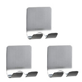 3PCS Държач за бръснач без перфорация Мъжки самобръсначки Кука за съхранение Стенен рафт Баня Поставка за бръсначи Стенни кухненски аксесоари