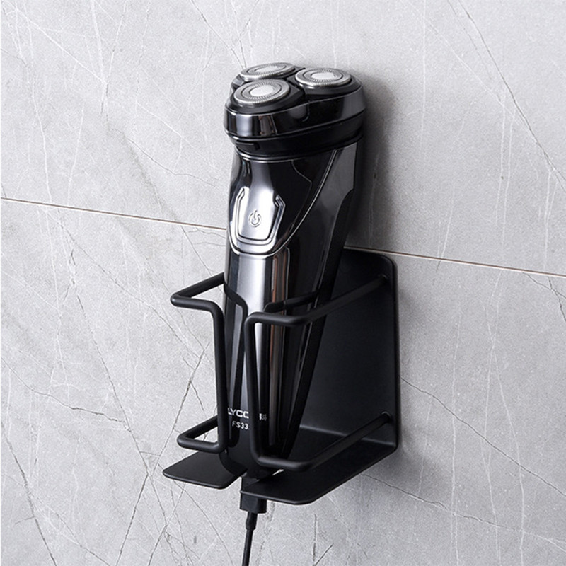 Държач Бръснач Самобръсначка Електрическа монтирана на стена душ Стойка за баня Стойка за бръснене Организатор Кука Самозалепваща се закачалка