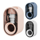 Изстисквачка за паста за зъби за монтиране на стена Видим автоматичен дозатор за паста за зъби с лепкава вендуза Душ Баня