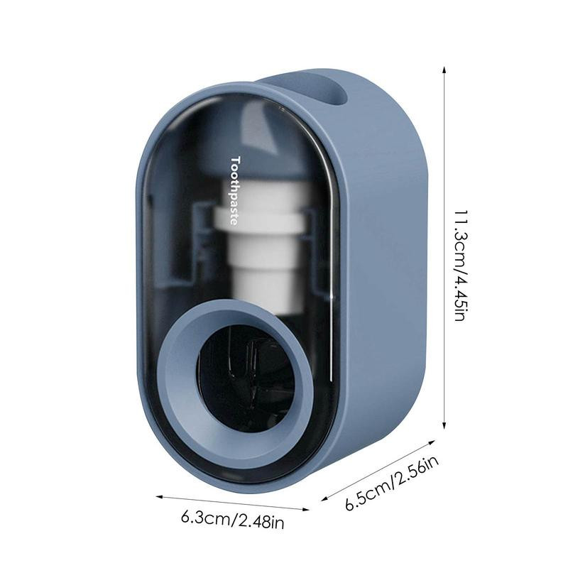 Изстисквачка за паста за зъби за монтиране на стена Видим автоматичен дозатор за паста за зъби с лепкава вендуза Душ Баня