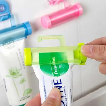 Creative Toothpaste Squeezer Hanging Rolling Press Holder οδοντόκρεμας Facial Cleanser Tube Εγχειρίδιο Squeezed Dispenser Sucker