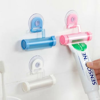 Creative Toothpaste Squeezer Hanging Rolling Press Holder οδοντόκρεμας Facial Cleanser Tube Εγχειρίδιο Squeezed Dispenser Sucker