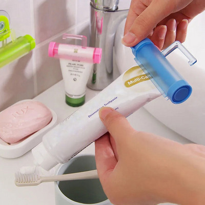 Creative Toothpaste Squeezer Hanging Rolling Press Holder οδοντόκρεμας Facial Cleanser Tube Εγχειρίδιο Squeezed Dispenser Sucker