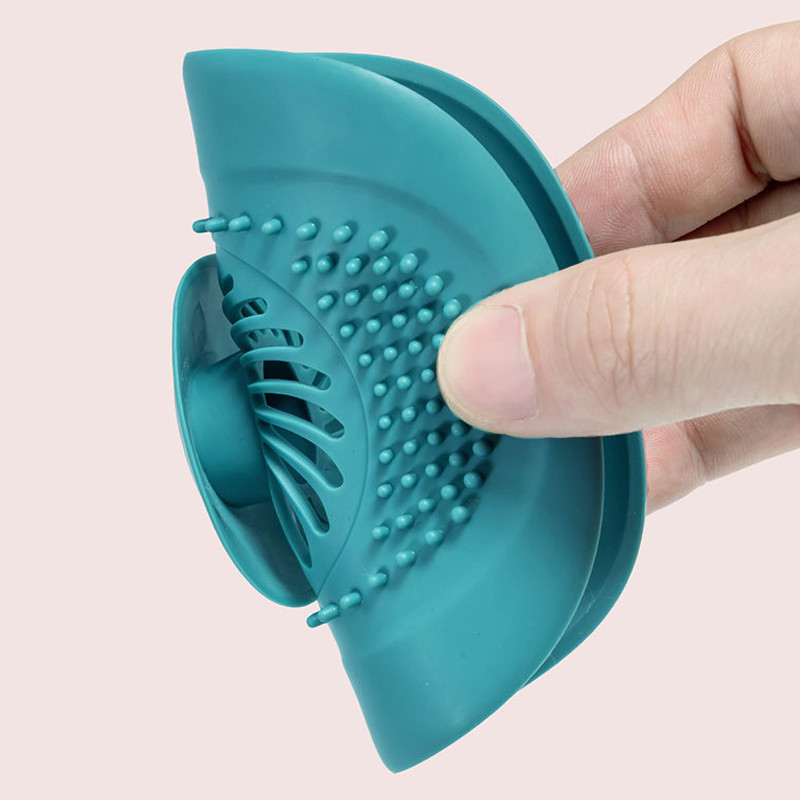 Пресован силиконов подов отвод Отвод за мивка в баня Уловител за косми Филтър за оттичане на мивка Подов филтър за вана Дезодориращ достъп до баня