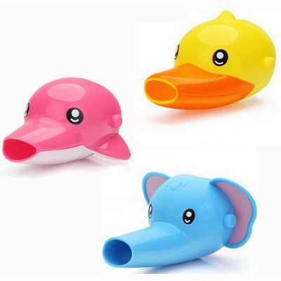 Χαριτωμένο Elephant Duck Dolphin Kids Επέκταση βρύσης νερού πλύσιμο χεριών Μπάνιο Κουζίνας Ακροφύσιο βρύσης σπιτιού