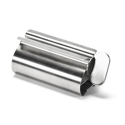 Тръба за изстискване на паста за зъби Дозатор за паста за зъби Поставка за държач на четка за зъби Дозатор от неръждаема стомана Комплект аксесоари за баня